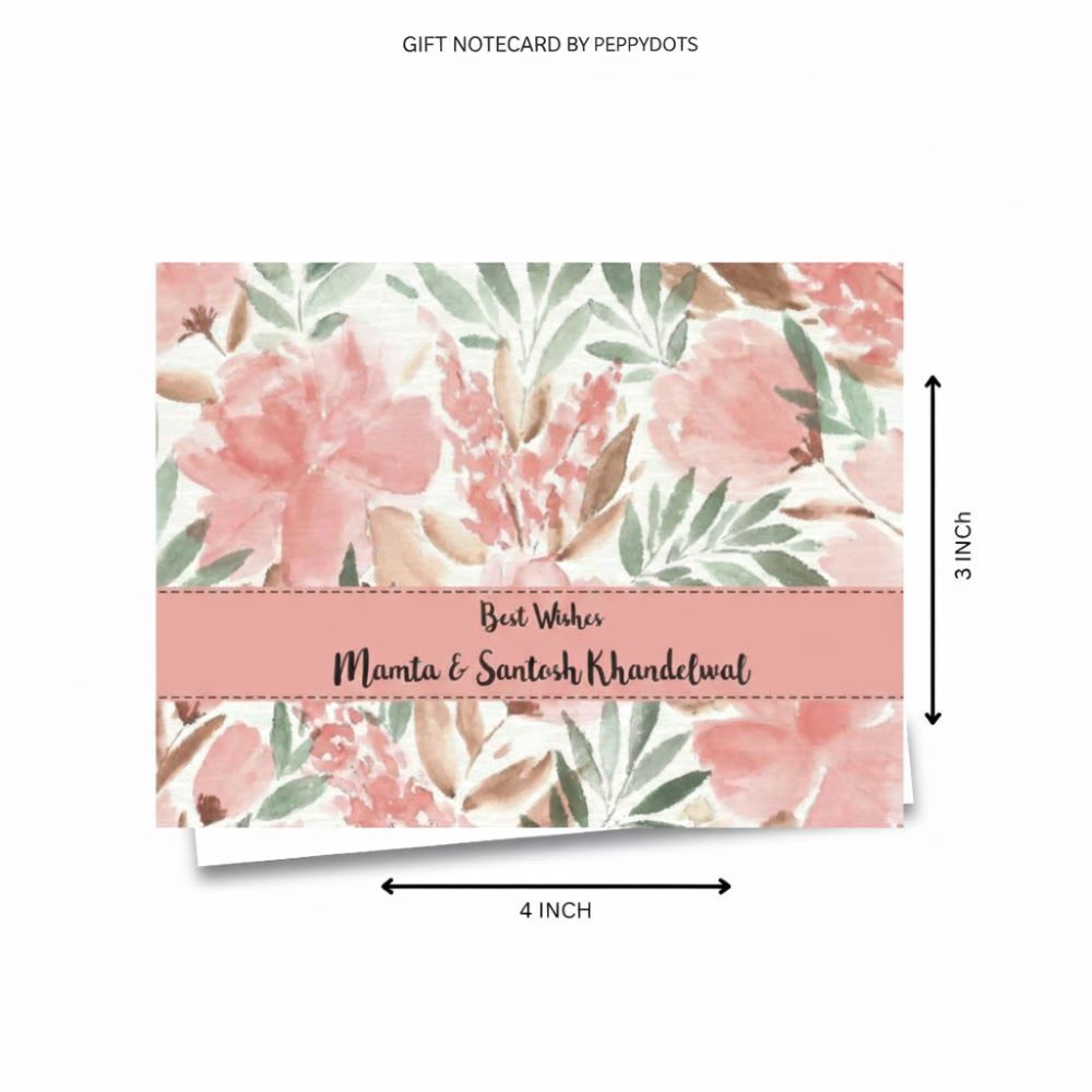 Gift notecard - Watercolor floral Doxbox Store|]Peppydots