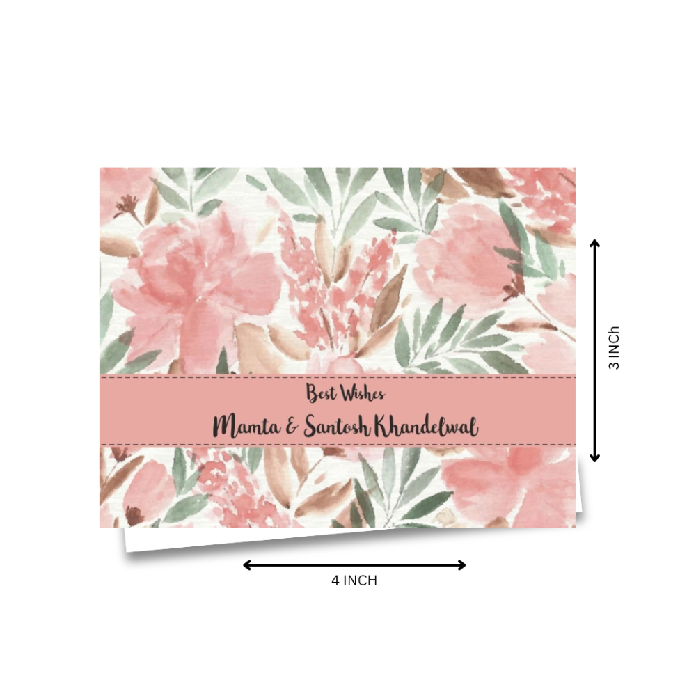 Gift Notecard - Watercolor floral Doxbox Store|]Peppydots