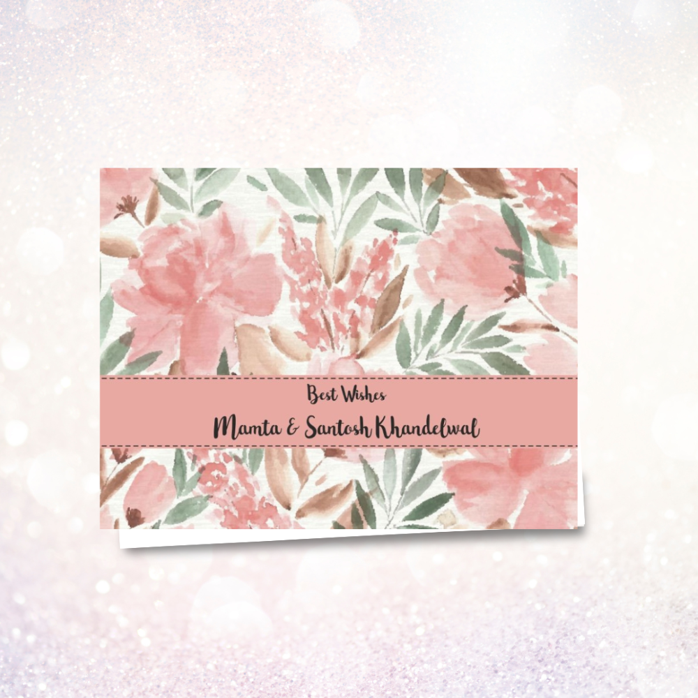 Gift Notecard - Watercolor floral Doxbox Store|]Peppydots