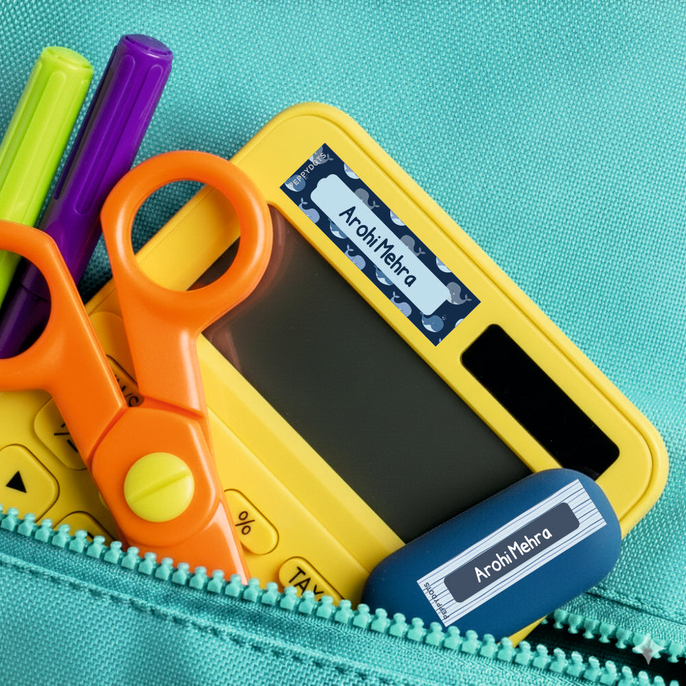 Waterproof Labels - Whale Doxbox Store|]Peppydots