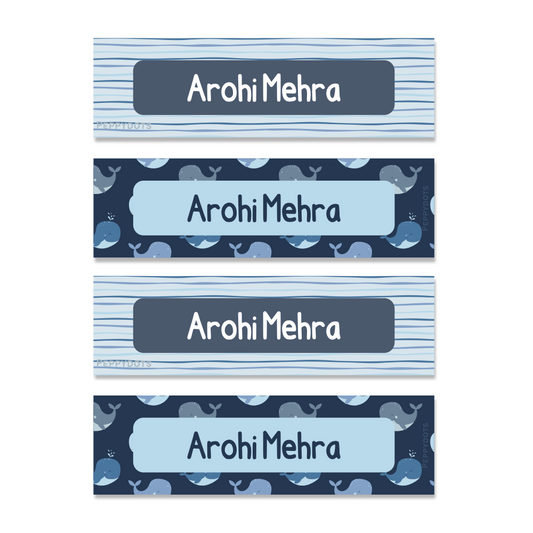 Waterproof Labels - Whale Doxbox Store|]Peppydots