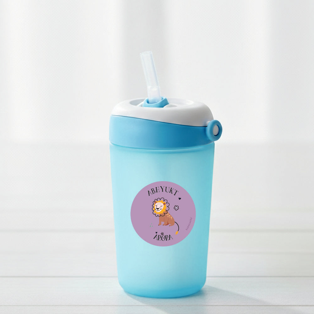 Round Waterproof Labels - Wild animal Doxbox Store|]Peppydots