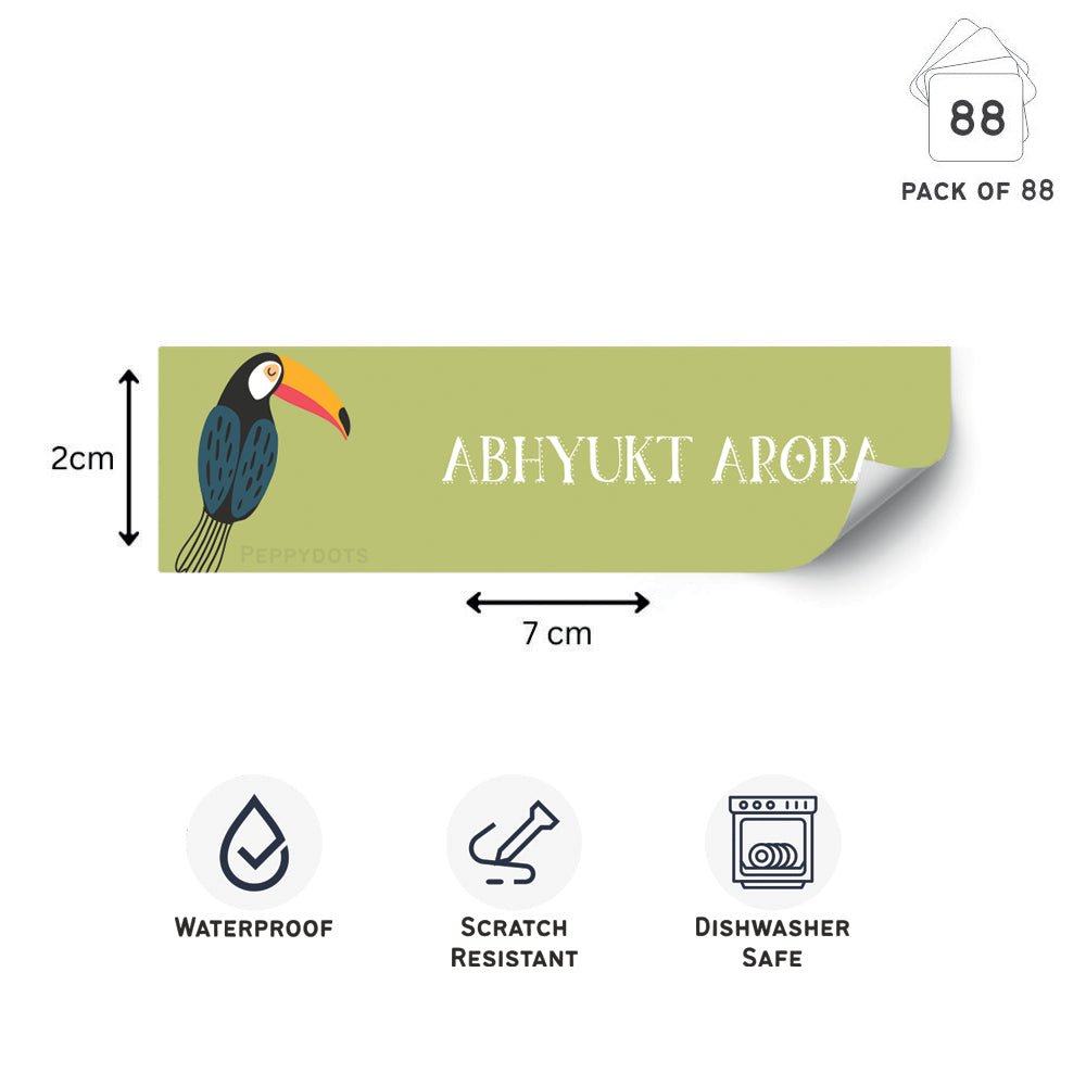 Waterproof Labels - Wild life Doxbox Store|]Peppydots