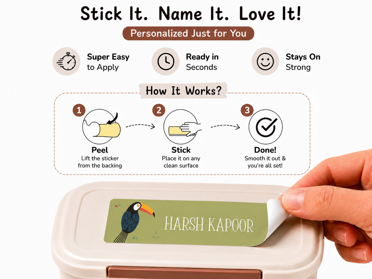 Waterproof Labels - Wild life Peppydots|]Peppydots