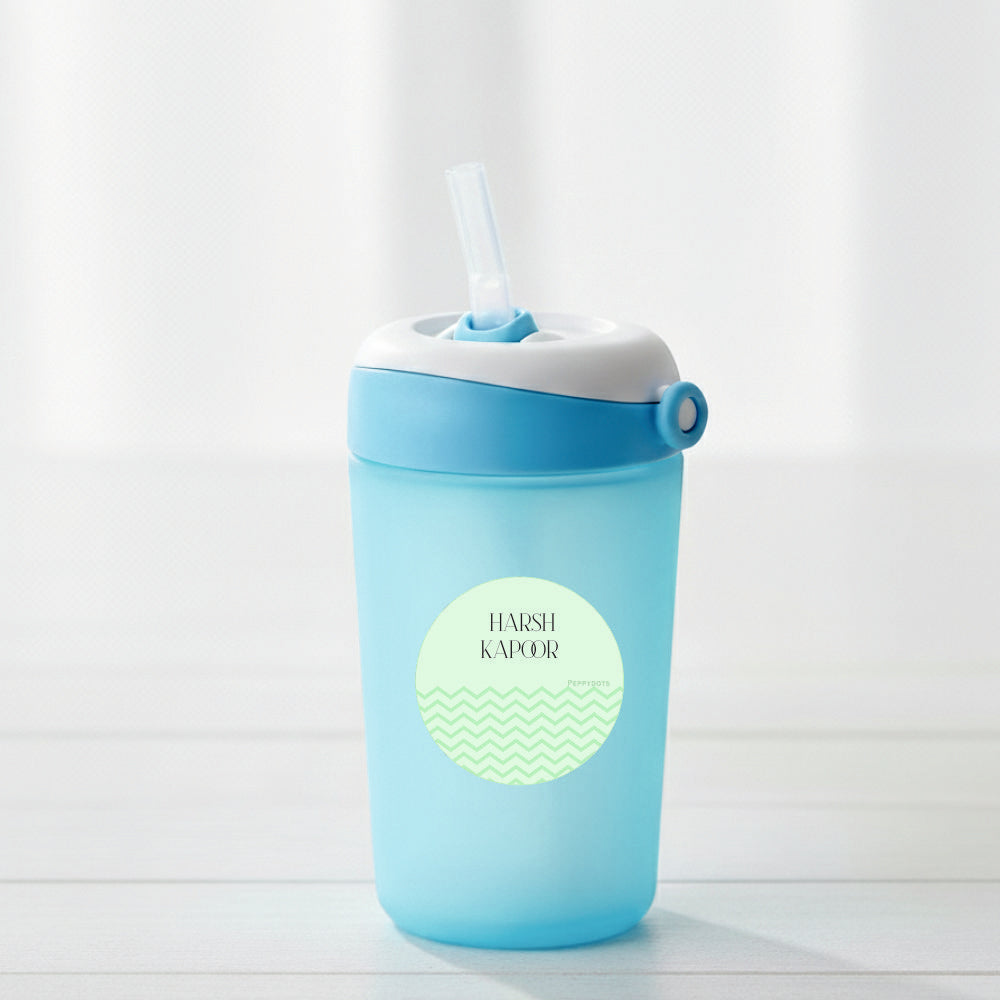 Round Waterproof Labels - Zig Zag Doxbox Store|]Peppydots