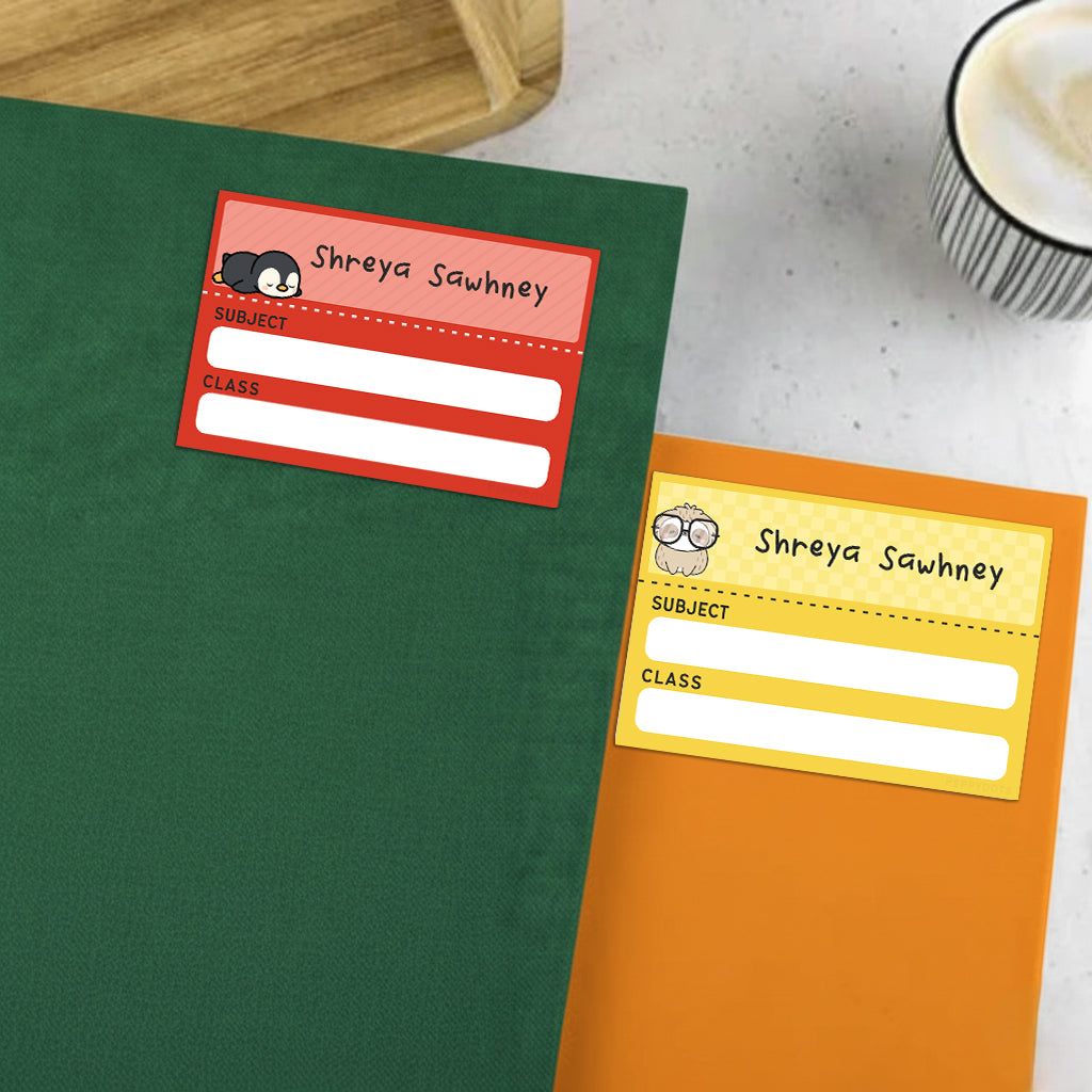 Mini SchoolBook Labels -Little Kawai Peppydots|]Peppydots