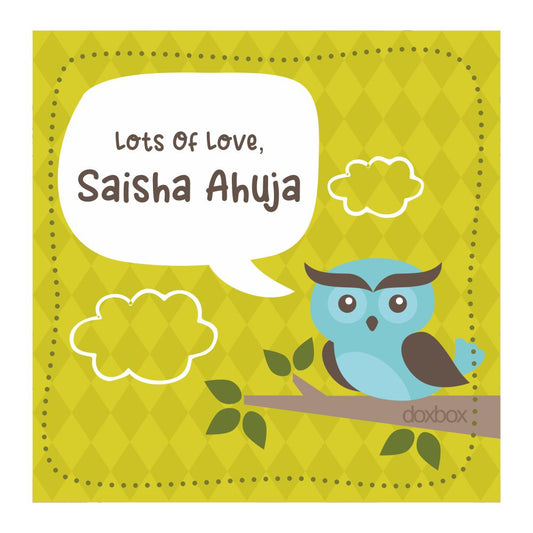 Gift Tag - Cute owl Doxbox Store|]Peppydots