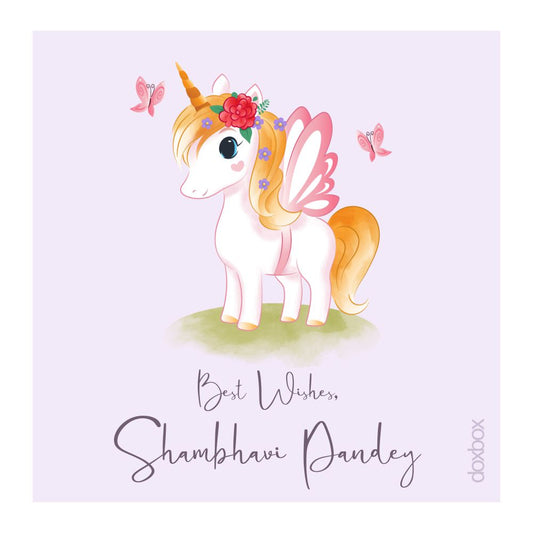 Gift Tag - Unicorn Watercolor Doxbox Store|]Peppydots