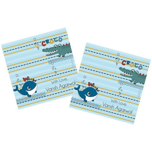 Gift Tag - Cute Whale Doxbox Store|]Peppydots
