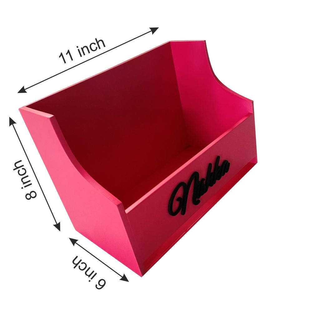 Wooden book holder - Pink Doxbox Store|]Peppydots