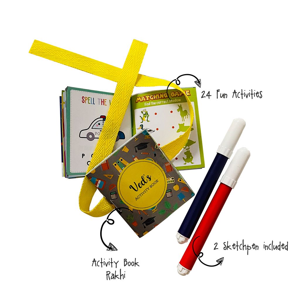 Activity Book Rakhi - Back to school Doxbox Store|]Peppydots