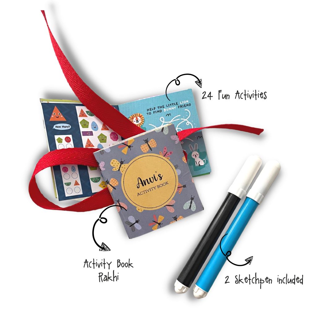 Activity Book Rakhi - Butterfly Doxbox Store|]Peppydots