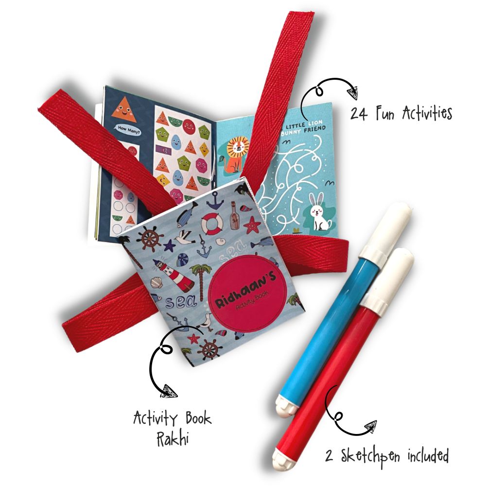 Activity Book Rakhi - Nautical Doxbox Store|]Peppydots