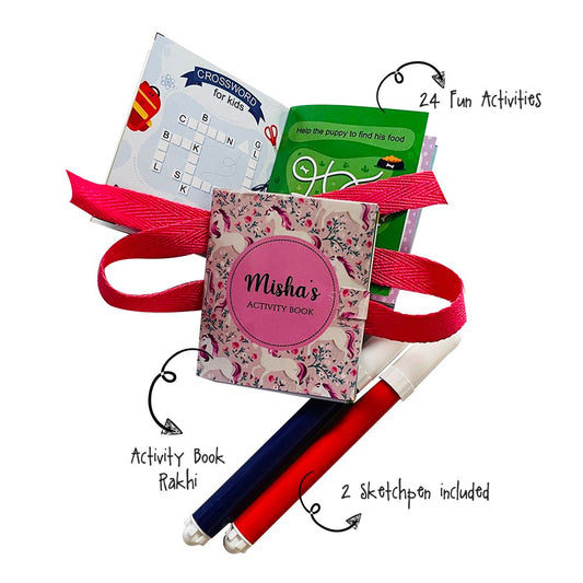 Activity Book Rakhi - Unicorn Doxbox Store|]Peppydots