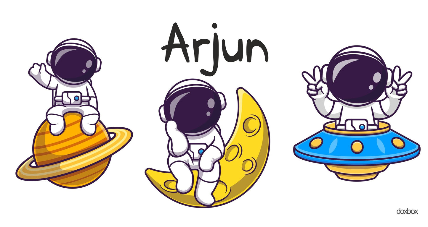 Water Bottle - Cute Astronaut Doxbox Store|]Peppydots