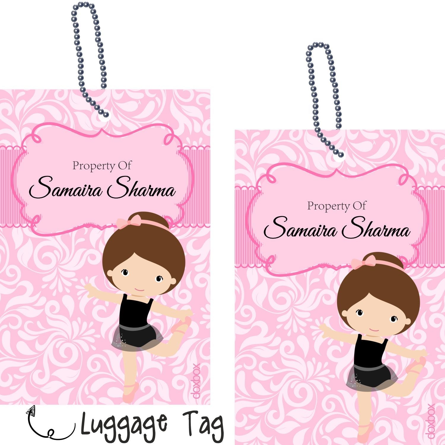 Luggage Tag - Ballet Doxbox Store|]Peppydots