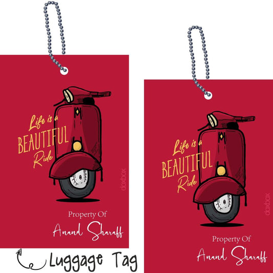 Luggage Tag - Beautiful Ride Doxbox Store|]Peppydots