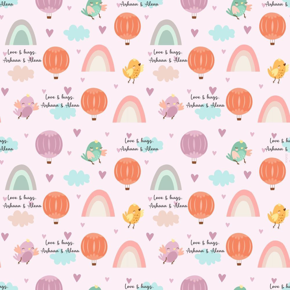 Wrapping Paper - Bird and Clouds Doxbox Store|]Peppydots