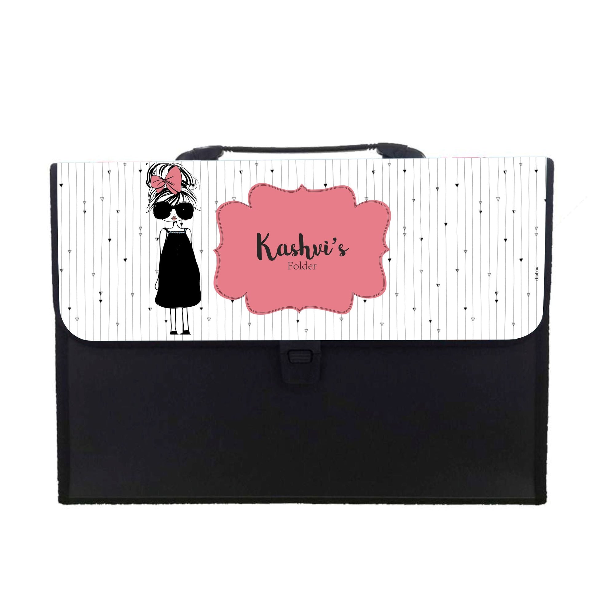 Folder - Girl with a bow Doxbox Store|]Peppydots