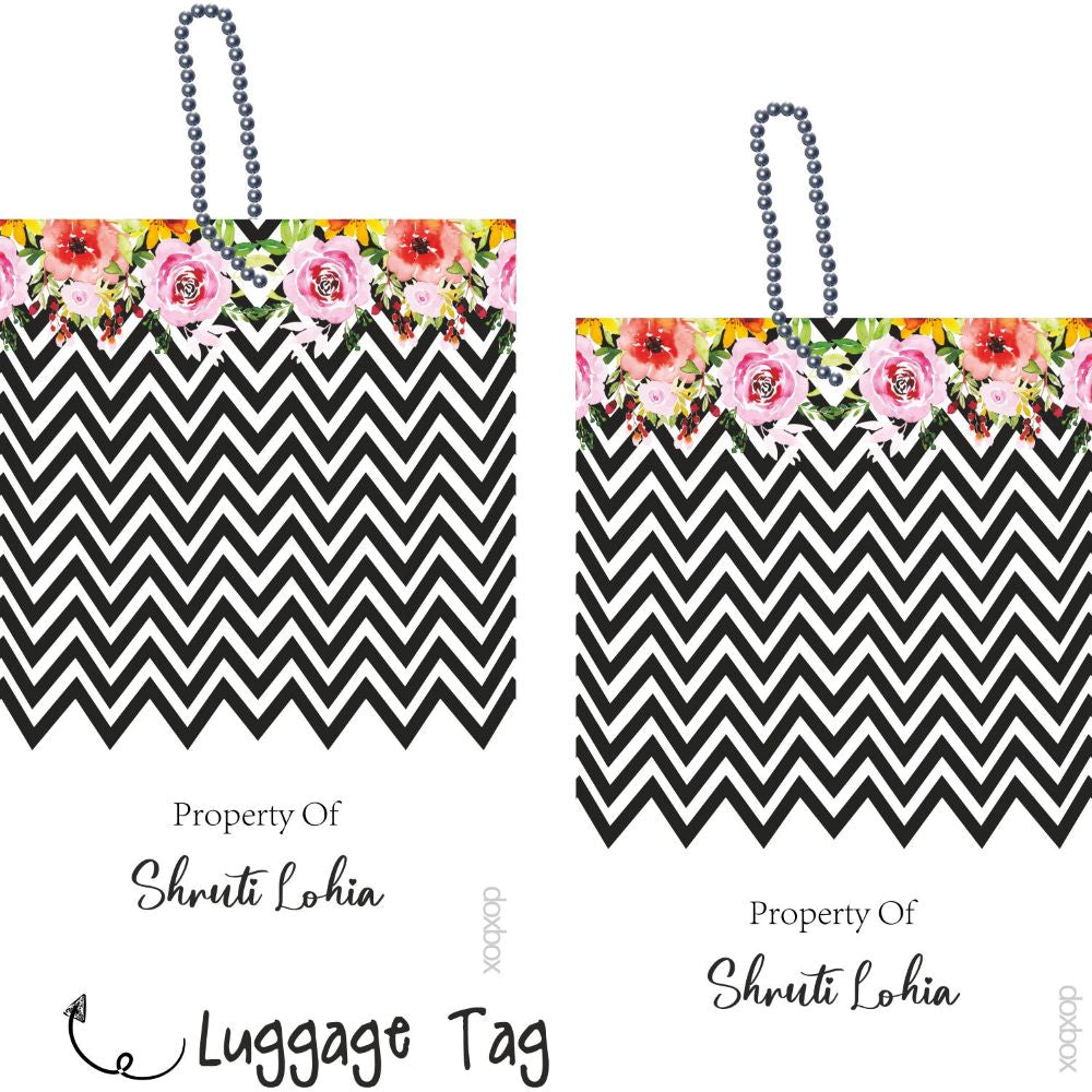 Luggage Tag - Black Z-Zac Doxbox Store|]Peppydots