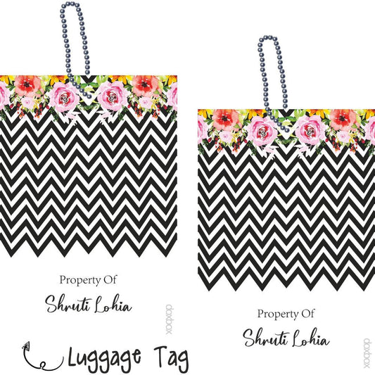 Luggage Tag - Black Z-Zac Doxbox Store|]Peppydots