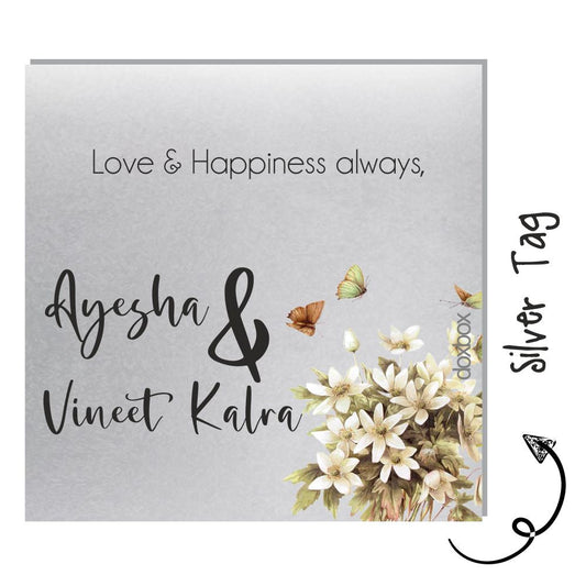 Silver Gift Tag - Bouquet Doxbox Store|]Peppydots