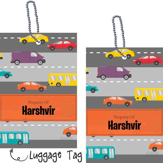 Luggage Tag - Car Doxbox Store|]Peppydots