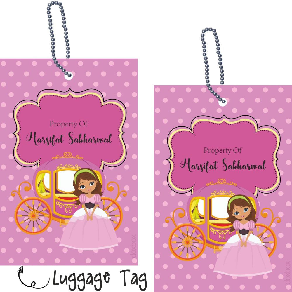 Luggage Tag - Cindrella Doxbox Store|]Peppydots