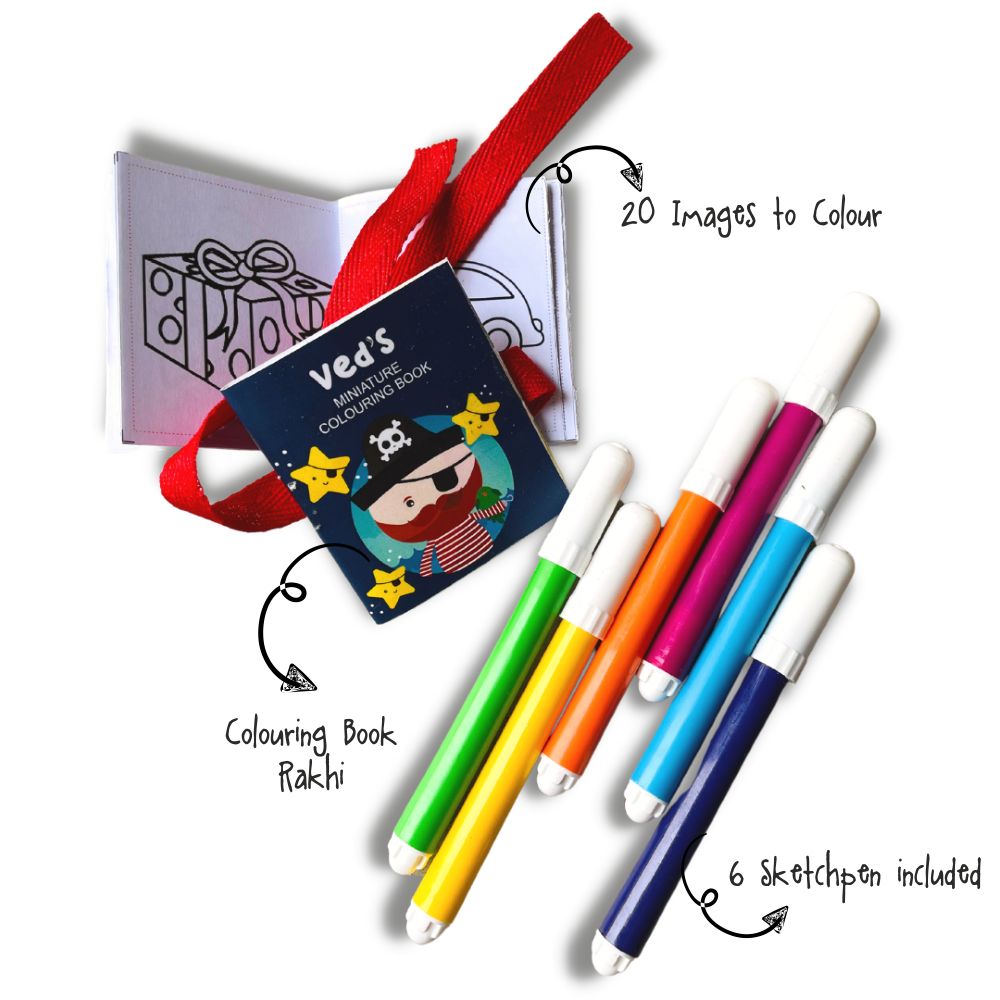 Coloring Book Rakhi - Pirate Doxbox Store|]Peppydots