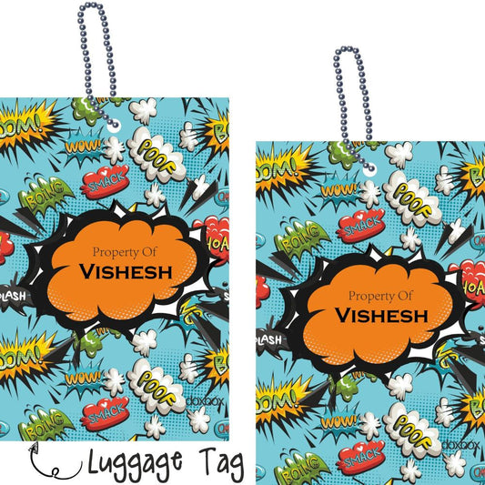 Luggage Tag - Comic Doxbox Store|]Peppydots