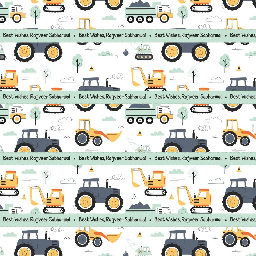 Wrapping Paper - Construction Doxbox Store|]Peppydots