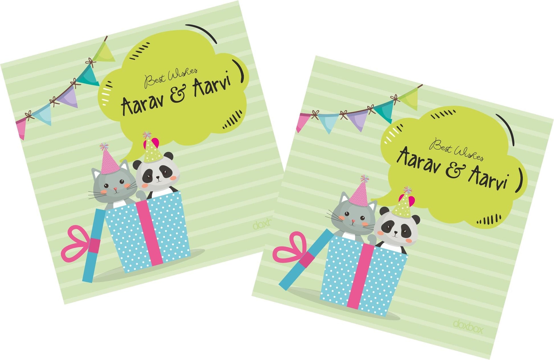 Gift Tag - Cute Cat Doxbox Store|]Peppydots