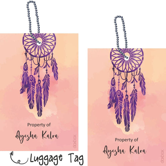 Luggage Tag - Dreamcatcher Doxbox Store|]Peppydots