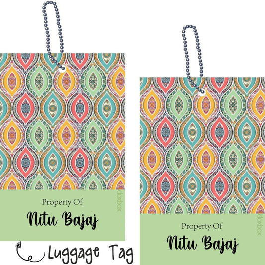 Luggage Tag - Ethnic Doxbox Store|]Peppydots