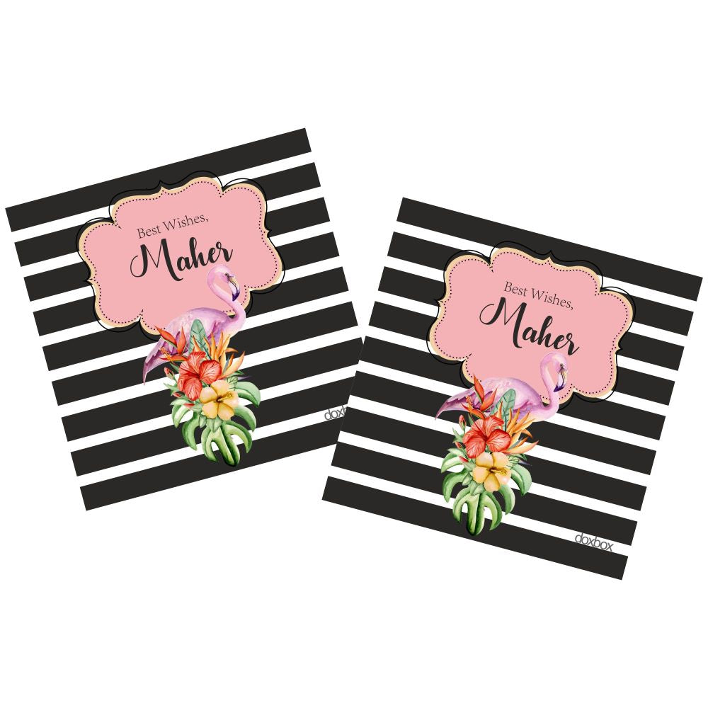 Gift Tag - Flamingo Doxbox Store|]Peppydots