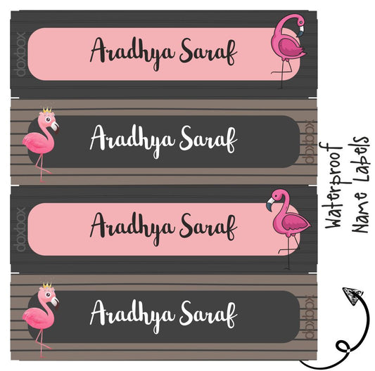 Waterproof Labels - Flamingo Doxbox Store|]Peppydots