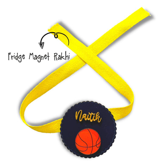 Fridge Magnet Rakhi - Basketball Doxbox Store|]Peppydots