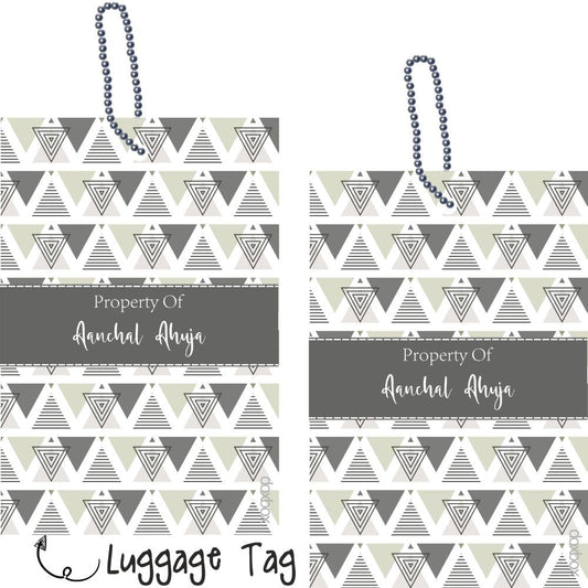 Luggage Tag - Geometrical Doxbox Store|]Peppydots