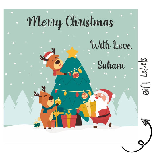Gift Labels - Santa & Friends Doxbox Store|]Peppydots