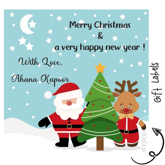 Gift Labels - Santa in Iceland Doxbox Store|]Peppydots