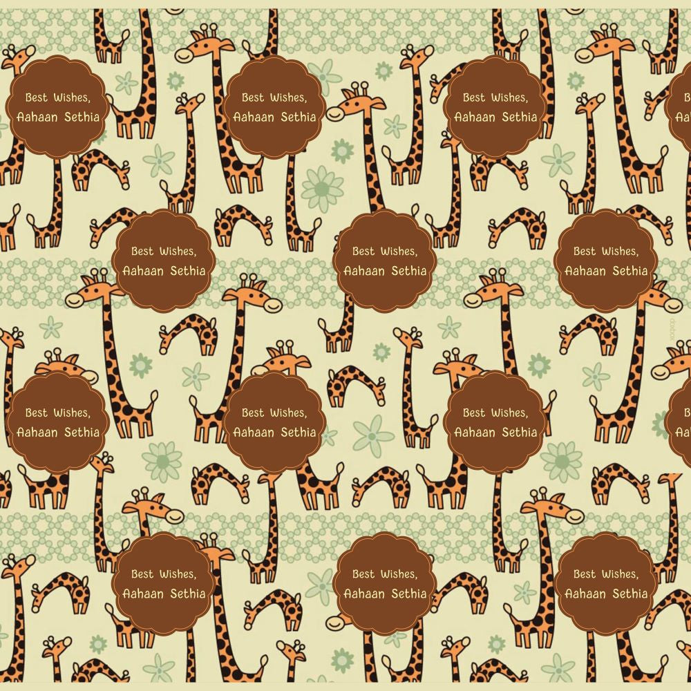 Wrapping Paper - Giraffe Doxbox Store|]Peppydots