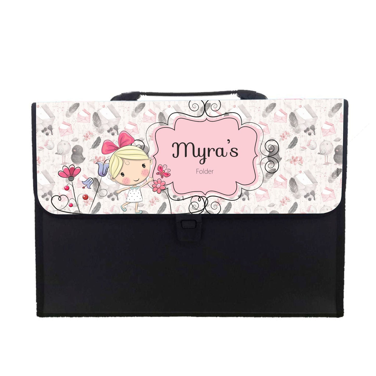 Folder - Girl with butterfly Doxbox Store|]Peppydots