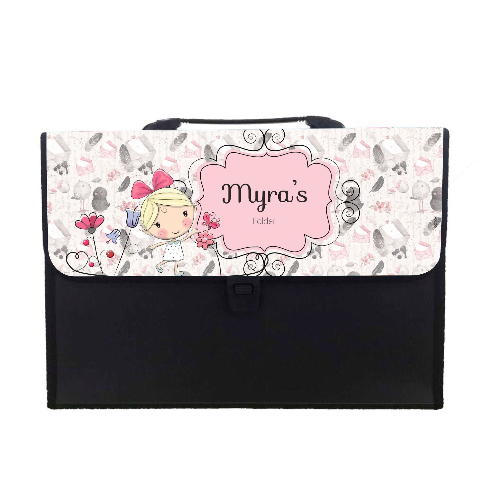 Folder - Girl with butterfly Doxbox Store|]Peppydots
