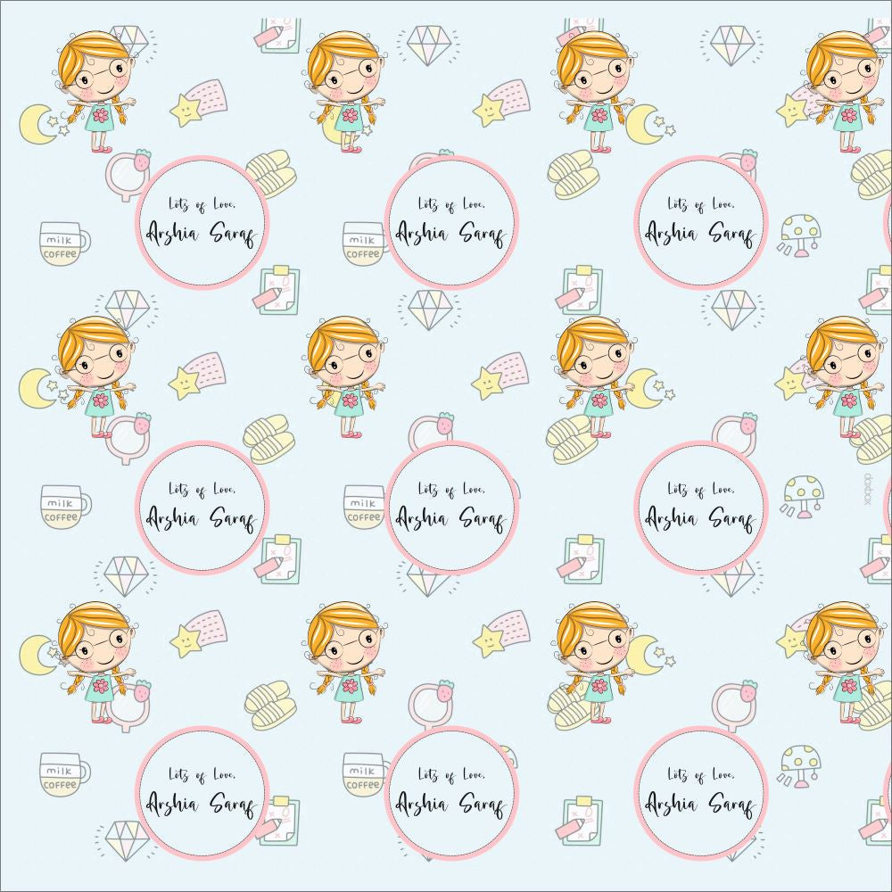 Wrapping Paper - Green Girl Doxbox Store|]Peppydots