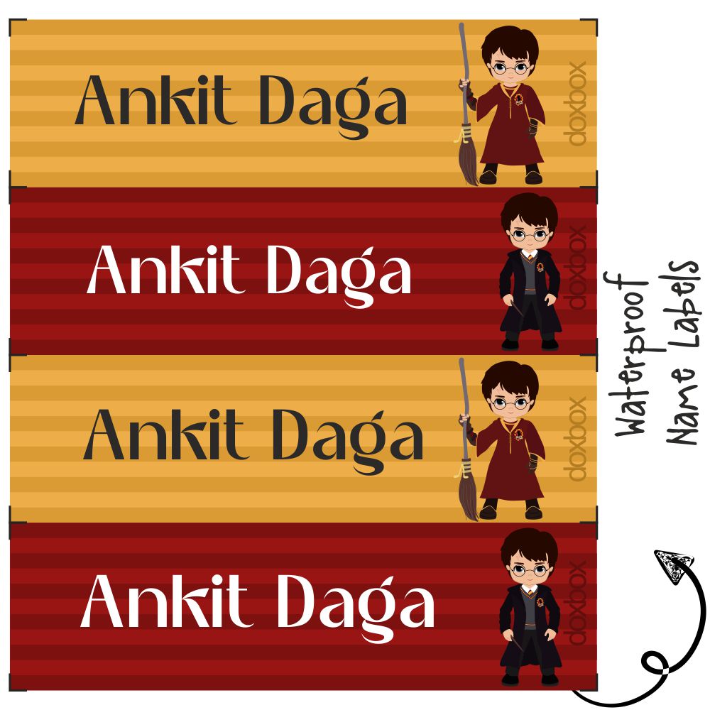 Waterproof Labels - Harry Potter Doxbox Store|]Peppydots