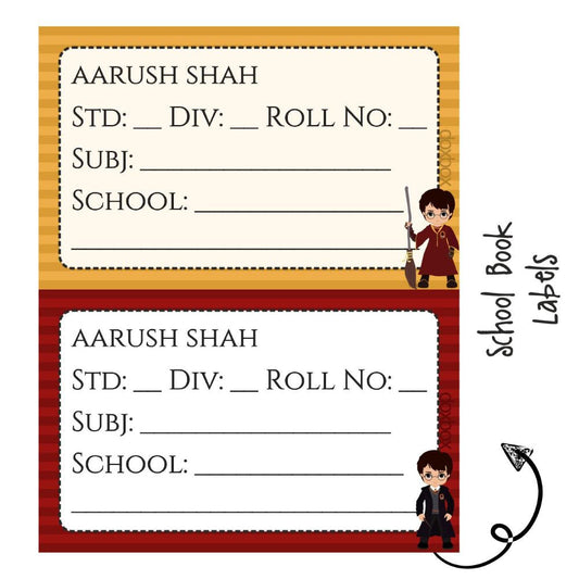 School Book Label - Harry Potter Doxbox Store|]Peppydots