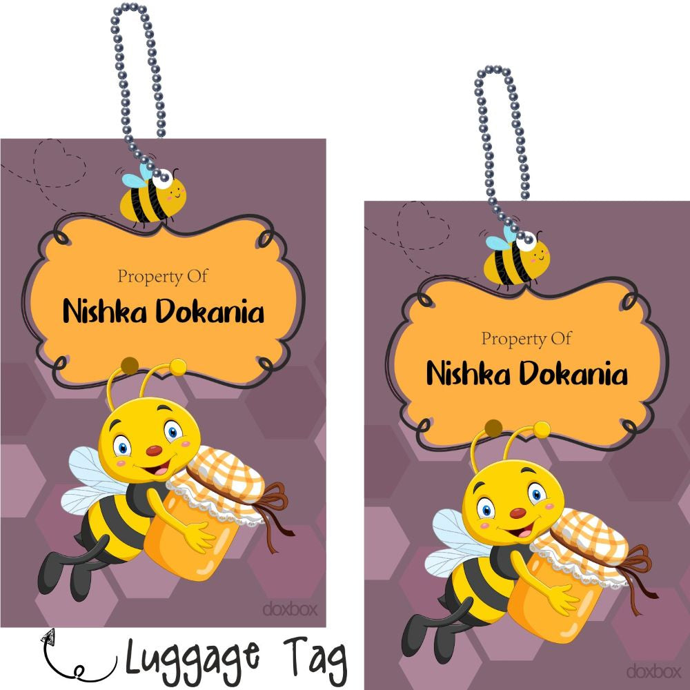 Luggage Tag - Honey Bee Doxbox Store|]Peppydots