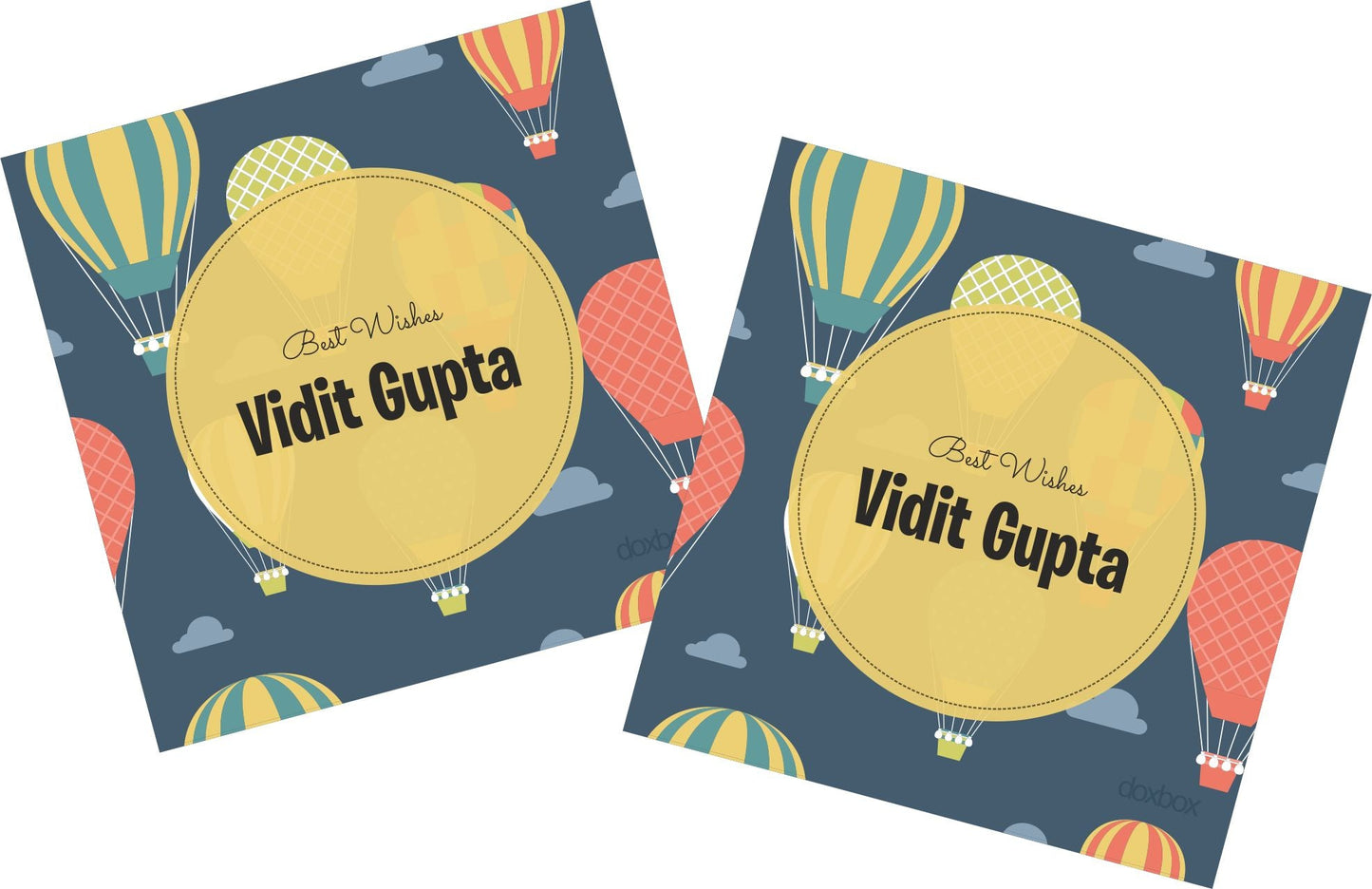 Gift Tag - Hot Air Balloon Doxbox Store|]Peppydots