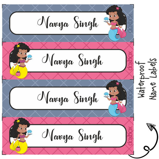 Waterproof Labels - Little Mermaid Doxbox Store|]Peppydots