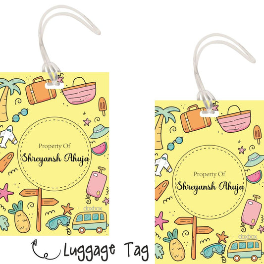 Luggage tag - Holiday Doxbox Store|]Peppydots